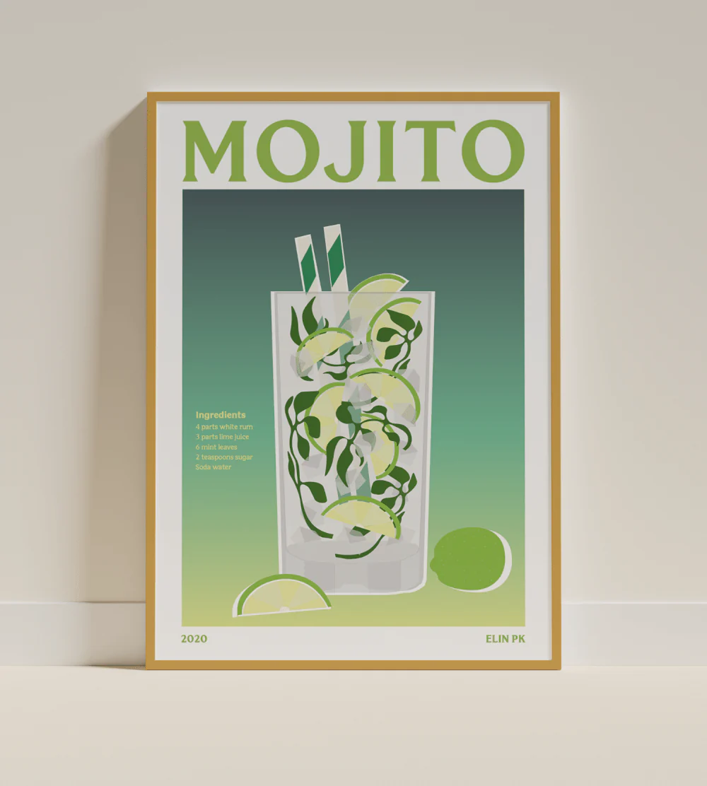 Elin PK Mojito Drink Poster